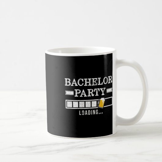 Dames Bachelor Loading Bruidegom Bruid Feest Grapp Koffiemok (Rechts)