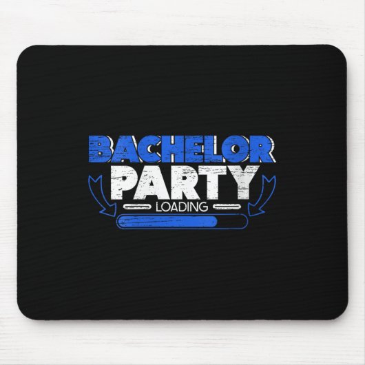 Dames Bachelor Loading Bruidegom Bruid Feest Grapp Muismat (Voorkant)