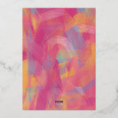 Dames Bachelorette Weekend Zwembad Party Folie Uitnodiging (Achterkant)