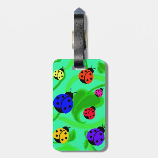 "Dames" Bagagelabel (Achterkant verticaal)