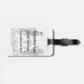 Dames Bagagelabel (Achterkant horizontaal)