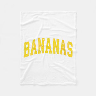 Dames banaan retro throwback populair fruit humor fleece deken