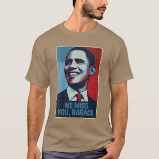 Dames Barack Obama We Miss You VNeck T-shirt