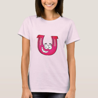 Dames Basic Hoefijzer Pitching T-shirt