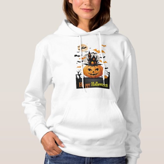 Dames Basic Hoodie Geniet van het comfort  (Voorkant)