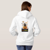 Dames Basic Hoodie Geniet van het comfort  (Achterkant volledig)