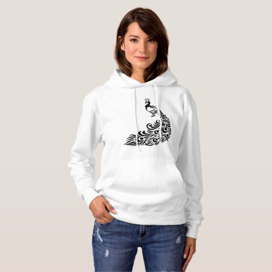 Dames Basic Hoodie Sweater (Voorkant volledig)