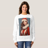 DAMES BASIC SWEAT T-SHIRT VAN NIEUW DESIGN (Voorkant volledig)