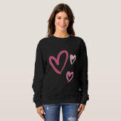 Dames basic sweatshirt (Voorkant volledig)