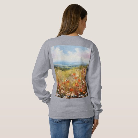 Dames Basic Sweatshirt (Achterkant volledig)