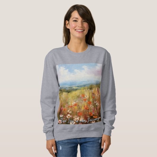 Dames Basic Sweatshirt  (Voorkant volledig)