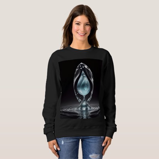 Dames Basic Sweatshirt (Voorkant volledig)