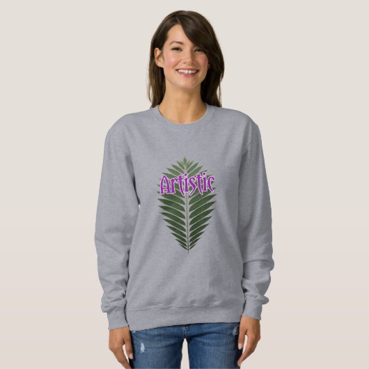 Dames Basic Sweatshirt (Voorkant volledig)