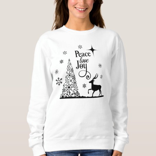 -Dames Basic Sweatshirt (Voorkant)