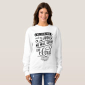-Dames Basic Sweatshirt (Voorkant volledig)