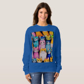 DAMES BASIC SWEATSHIRT (Voorkant volledig)