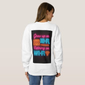 Dames Basic Sweatshirt (Achterkant volledig)