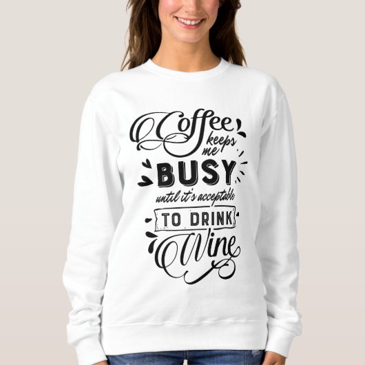 -Dames Basic Sweatshirt (Voorkant)