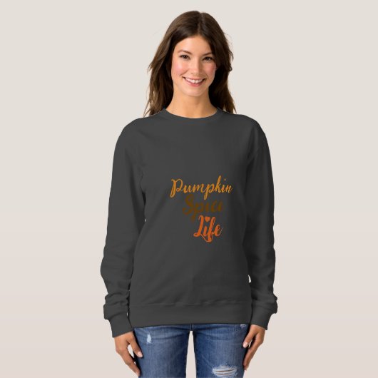 Dames Basic sweatshirt (Grijs) (Voorkant volledig)