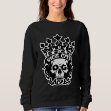 Dames Basic Sweatshirt met King Skull Logo
