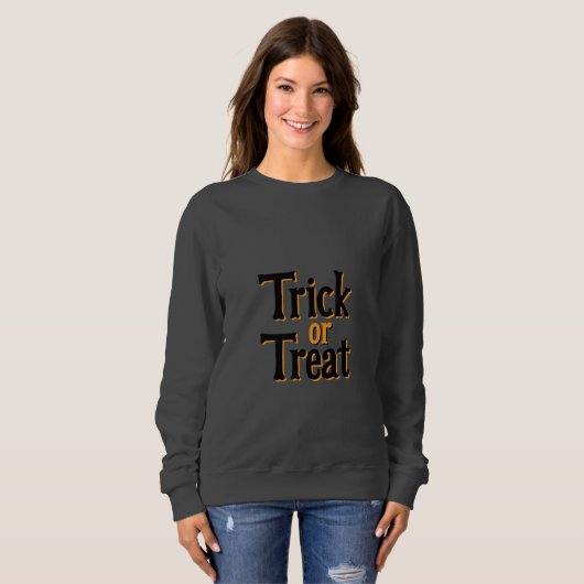 Dames Basic Sweatshirt (Zwart) (Voorkant volledig)