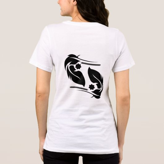 Dames Basic T-Shirt (Achterkant)