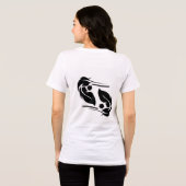Dames Basic T-Shirt (Achterkant volledig)