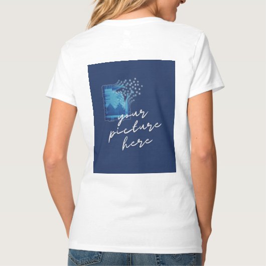 Dames Basic T-Shirt (Achterkant)
