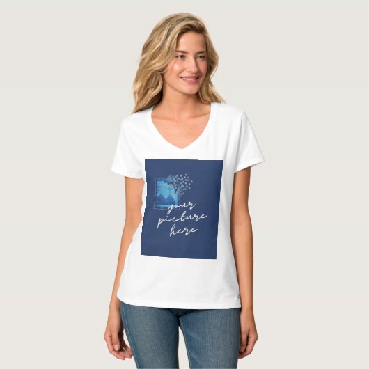 Dames Basic T-Shirt (Voorkant volledig)