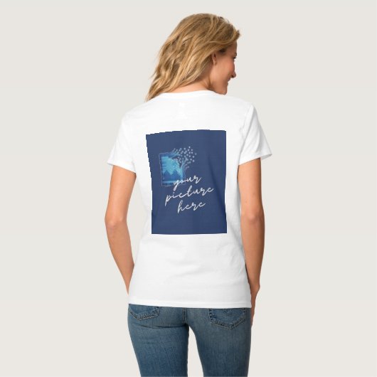 Dames Basic T-Shirt (Achterkant volledig)