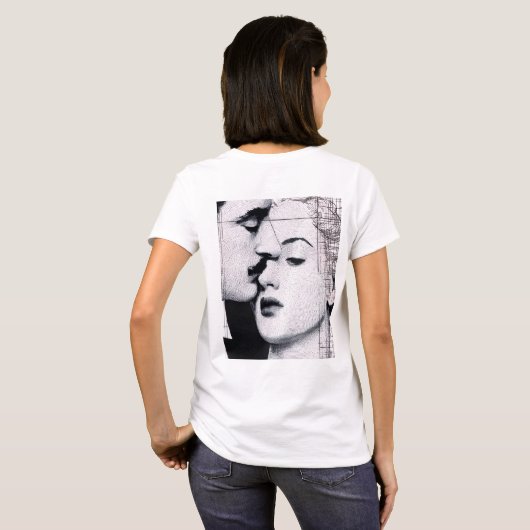 Dames Basic T-Shirt (Achterkant volledig)