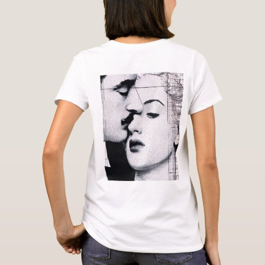 Dames Basic T-Shirt (Achterkant)