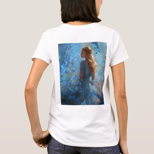 Dames Basic T-Shirt (Achterkant)