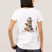 Dames Basic T-Shirt (Achterkant)