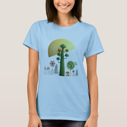Dames Basic T-Shirt (Voorkant)