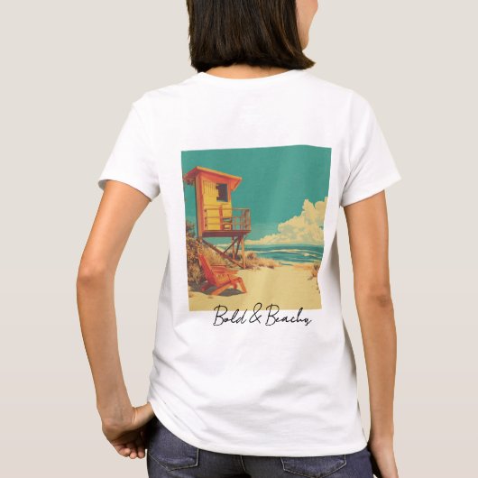 Dames Basic T-Shirt (Achterkant)