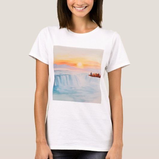 Dames Basic T-Shirt (Voorkant)