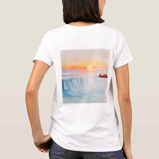 Dames Basic T-Shirt (Achterkant)