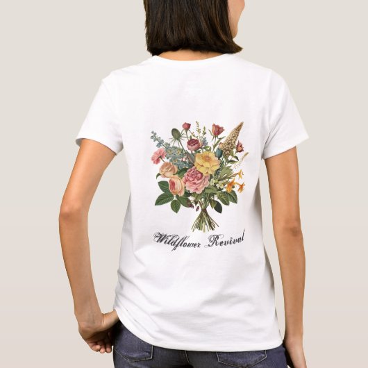 Dames Basic T-Shirt  (Achterkant)