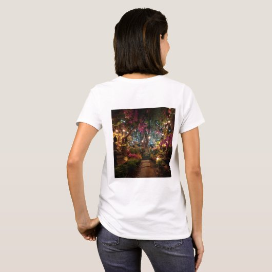 Dames Basic T-Shirt (Achterkant volledig)