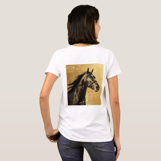 Dames Basic T-Shirt (Achterkant volledig)
