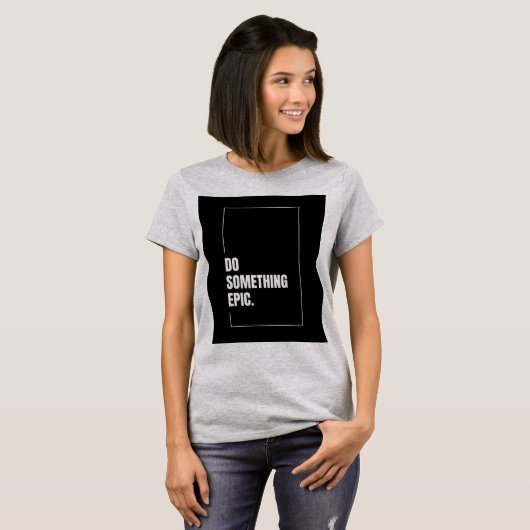 Dames Basic T-Shirt (Voorkant volledig)