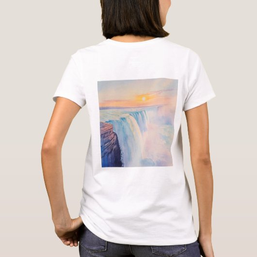 Dames Basic T-Shirt (Achterkant)