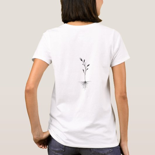 Dames Basic T-Shirt (Achterkant)