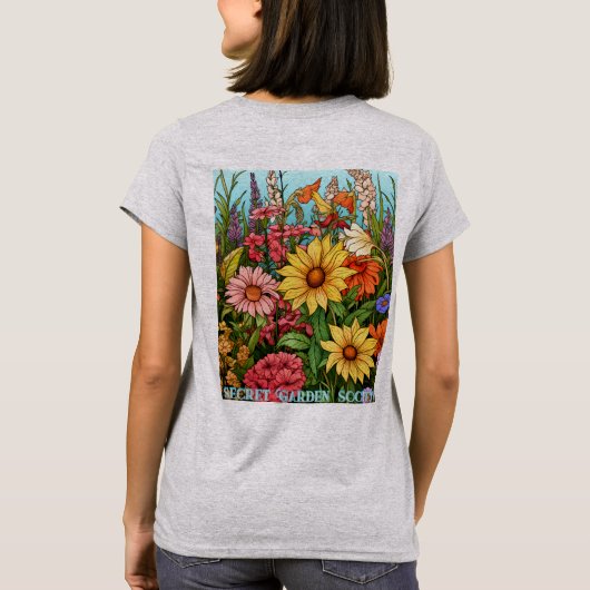 Dames Basic T-Shirt (Achterkant)