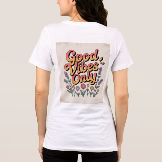 Dames basic T-shirt (Achterkant)