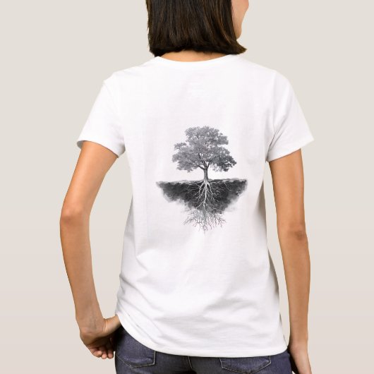 Dames Basic T-Shirt (Achterkant)