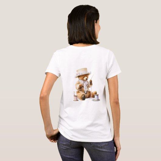 Dames Basic T-Shirt (Achterkant volledig)
