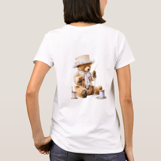 Dames Basic T-Shirt (Achterkant)