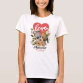 Dames Basic T-Shirt amour afghan (Voorkant)